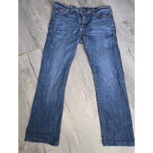 True Religion Cora Mid Rise Straight Dark Blue Jeans size 31